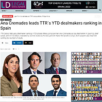 Ana Cremades leads TTR's YTD dealmakers ranking in Spain